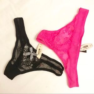 2 Victoria Secret’s thongs